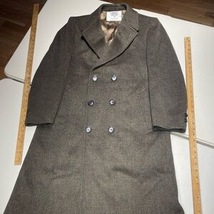 Vintage Crombie size 52/42 (large slim) Overcoat made by Freedman Tailors